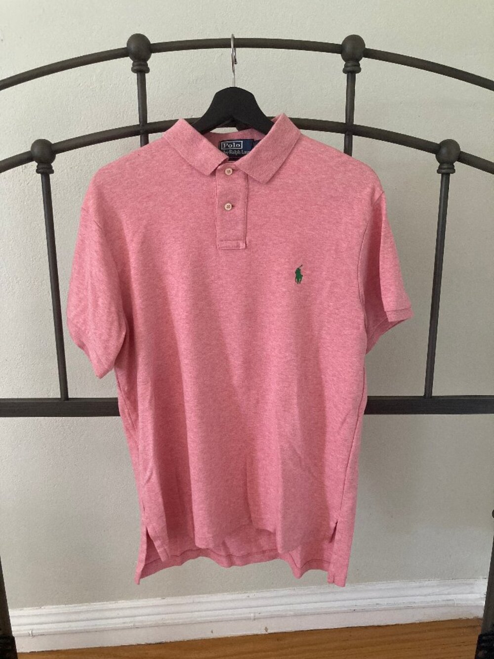 Polo by Ralph Lauren pink polo custom fit Medum